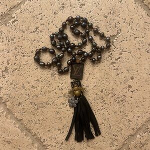 Louis Vuitton necklace with charms
